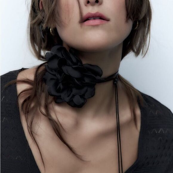 Zara Pointelle Knit Dress - Picture 8 of 10